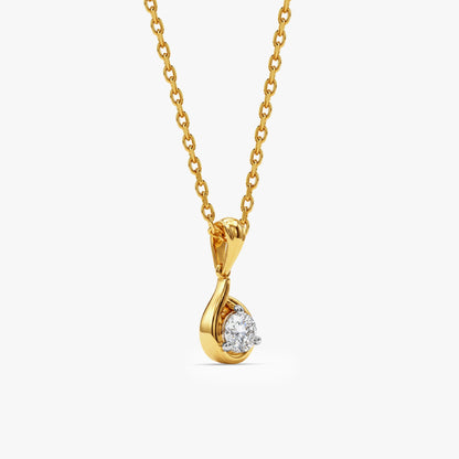 Gold Ultimate Classy Lab Grown Diamond Pendant