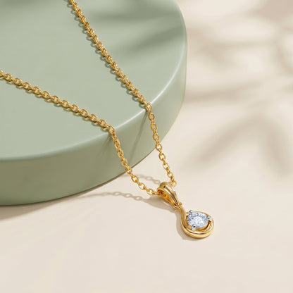 Gold Ultimate Classy Lab Grown Diamond Pendant