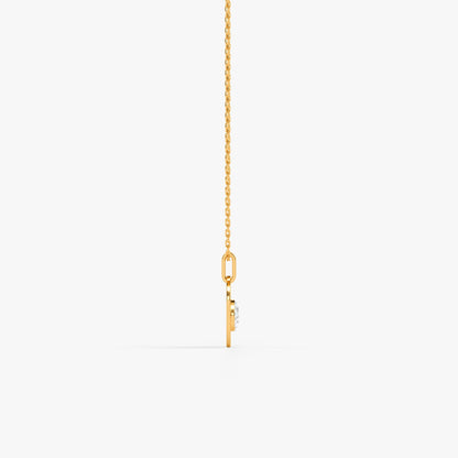 Gold Hearts Promise Lab Grown Diamond Pendant