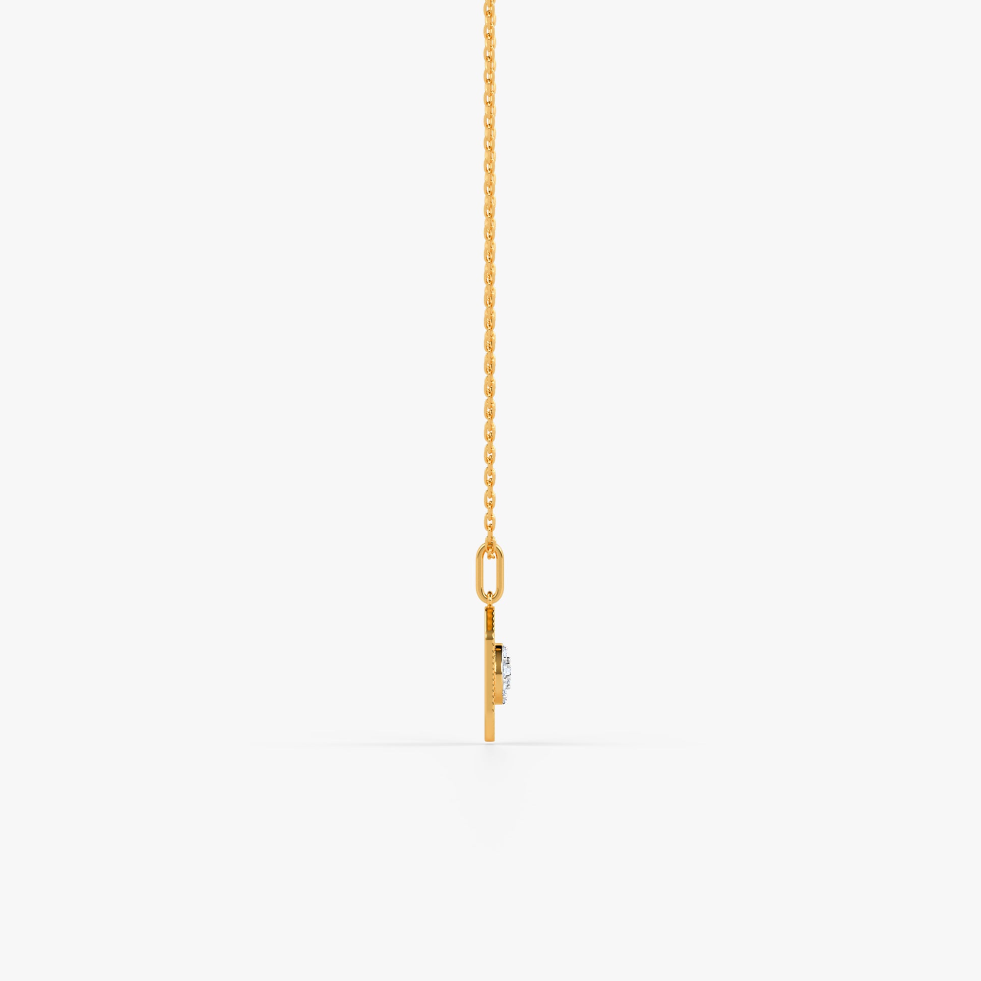 Gold Evienne Lab Grown Diamond Pendant