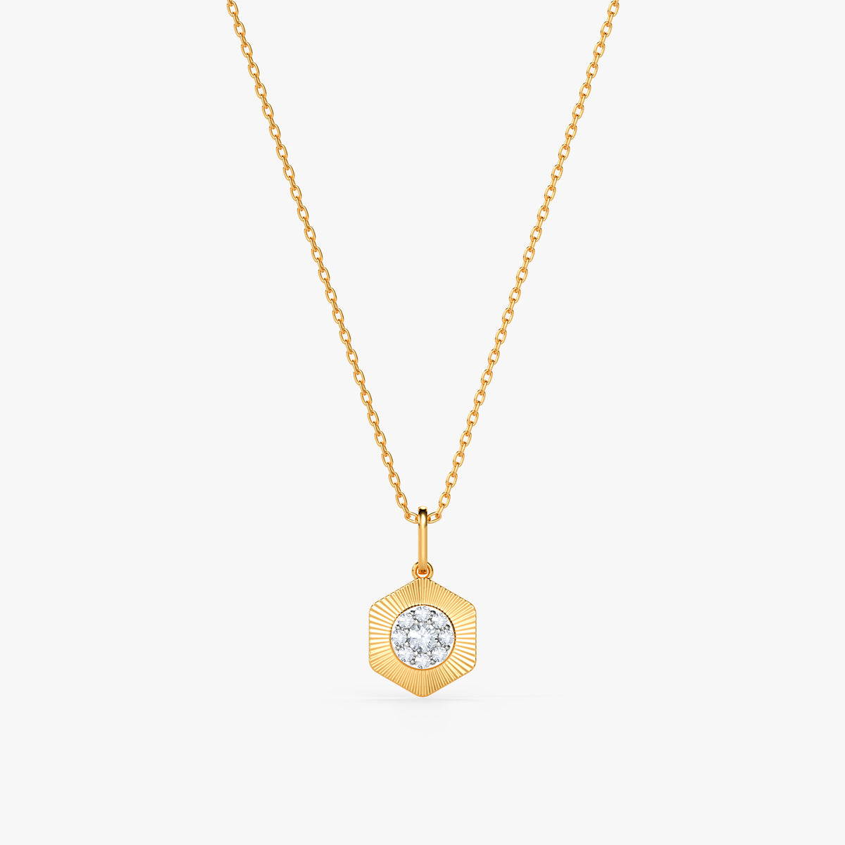 Gold Isyelle Lab Grown Diamond Pendant