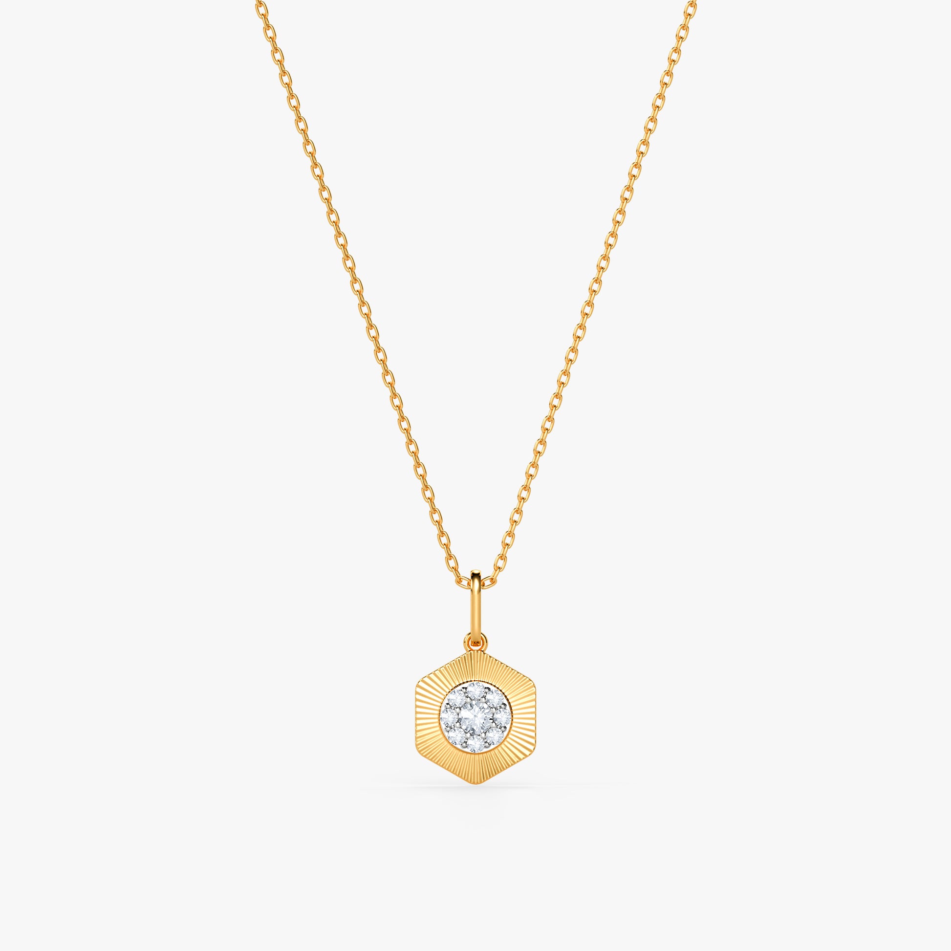 Gold Isyelle Lab Grown Diamond Pendant