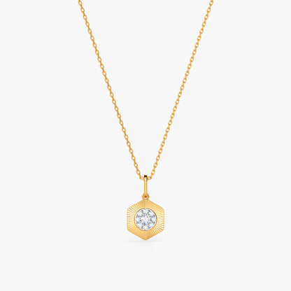 Gold Isyelle Lab Grown Diamond Pendant
