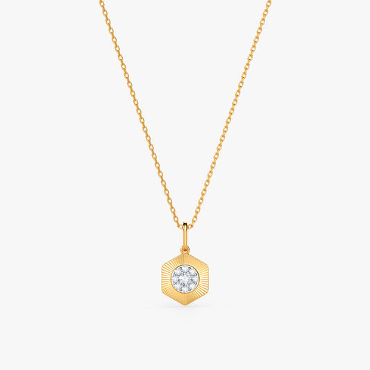 Gold Isyelle Lab Grown Diamond Pendant