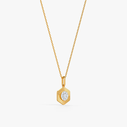 Gold Isyelle Lab Grown Diamond Pendant