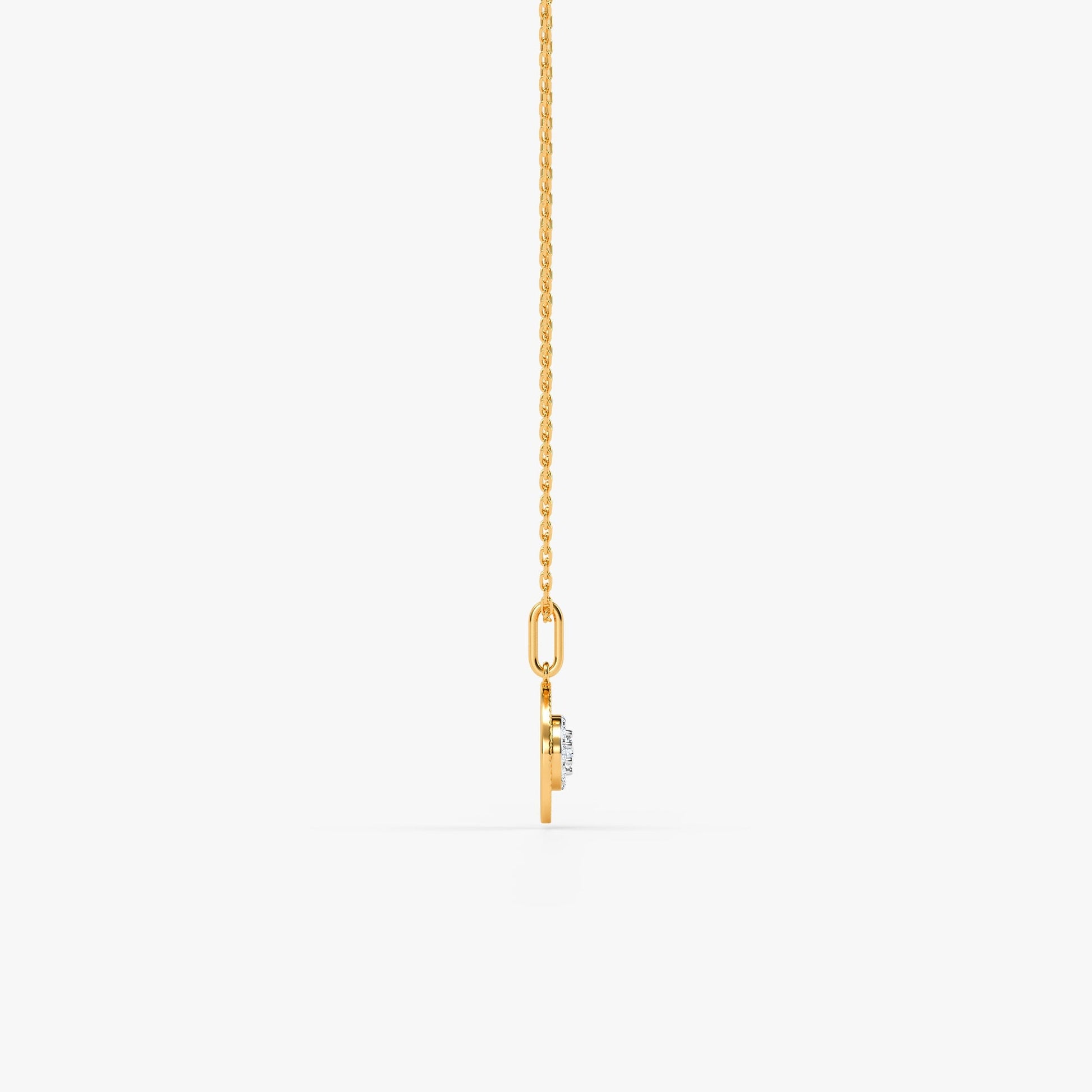 Gold Corielle Lab Grown Diamond Pendant