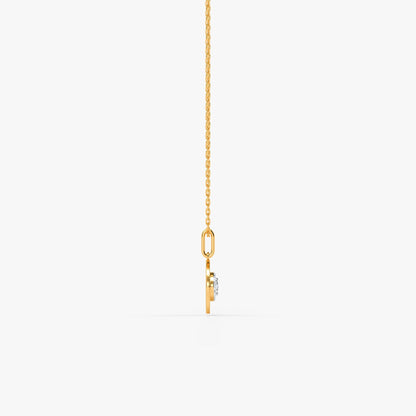 Gold Corielle Lab Grown Diamond Pendant