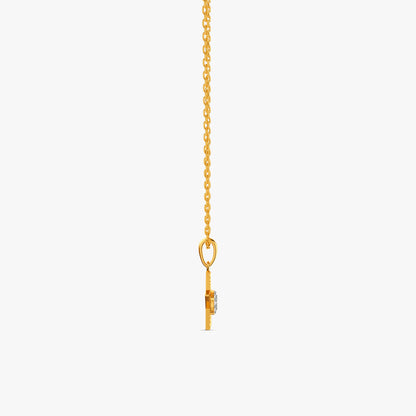 Gold Your Star Light Lab Grown Diamond Pendant