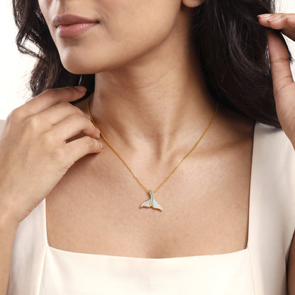 Gold Indu Lab Grown Diamond Pendant