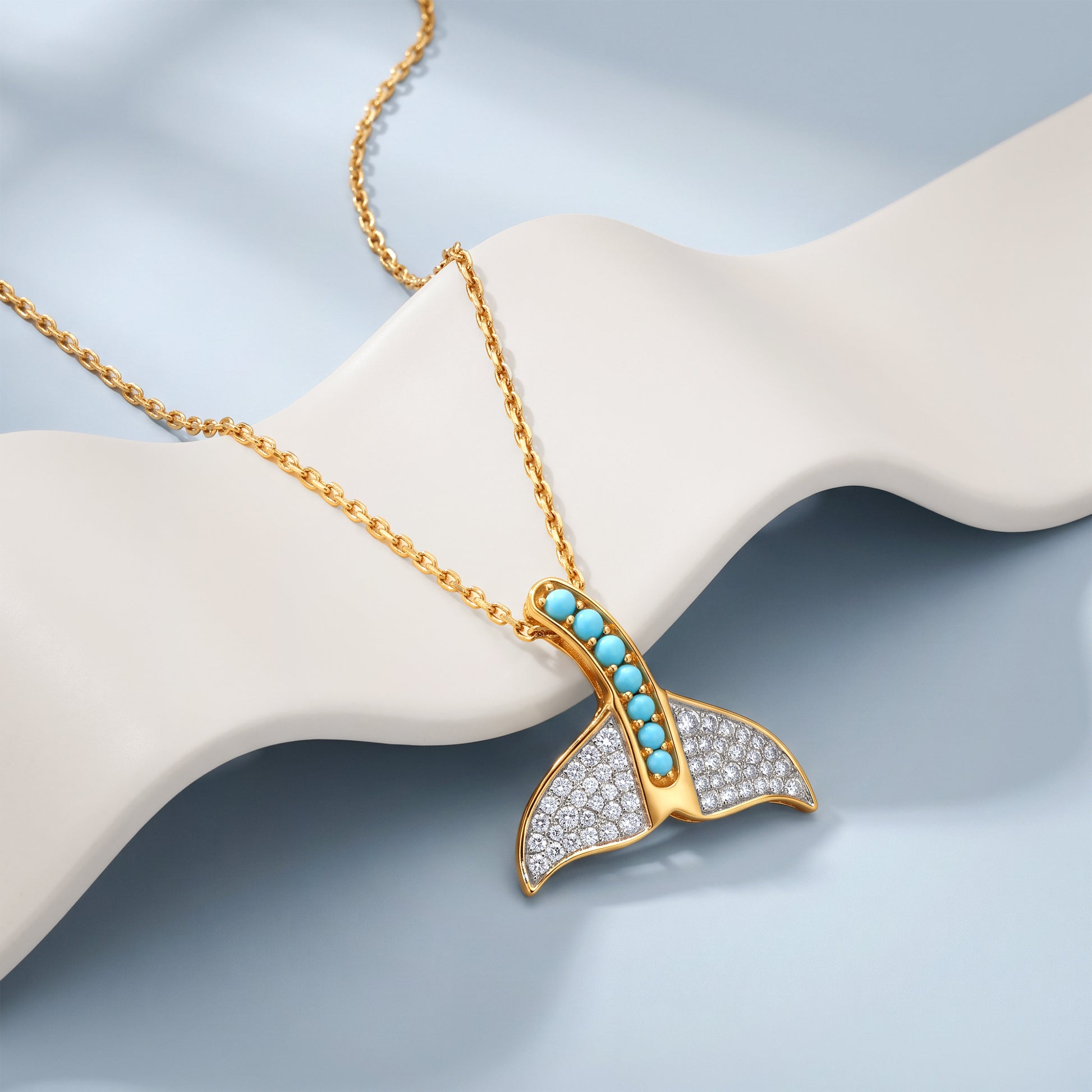 Gold Indu Lab Grown Diamond Pendant