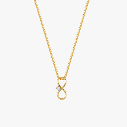 Gold Akalmash Solitaire Lab Grown Diamond Convertible Rakhi Pendant