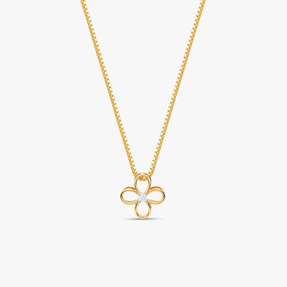 Gold Udbhav Solitaire Lab Grown Diamond Convertible Rakhi Pendant