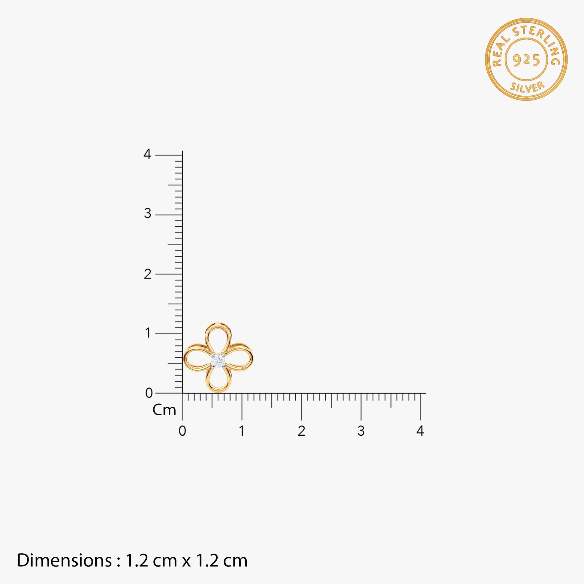 Gold Udbhav Solitaire Lab Grown Diamond Convertible Rakhi Pendant