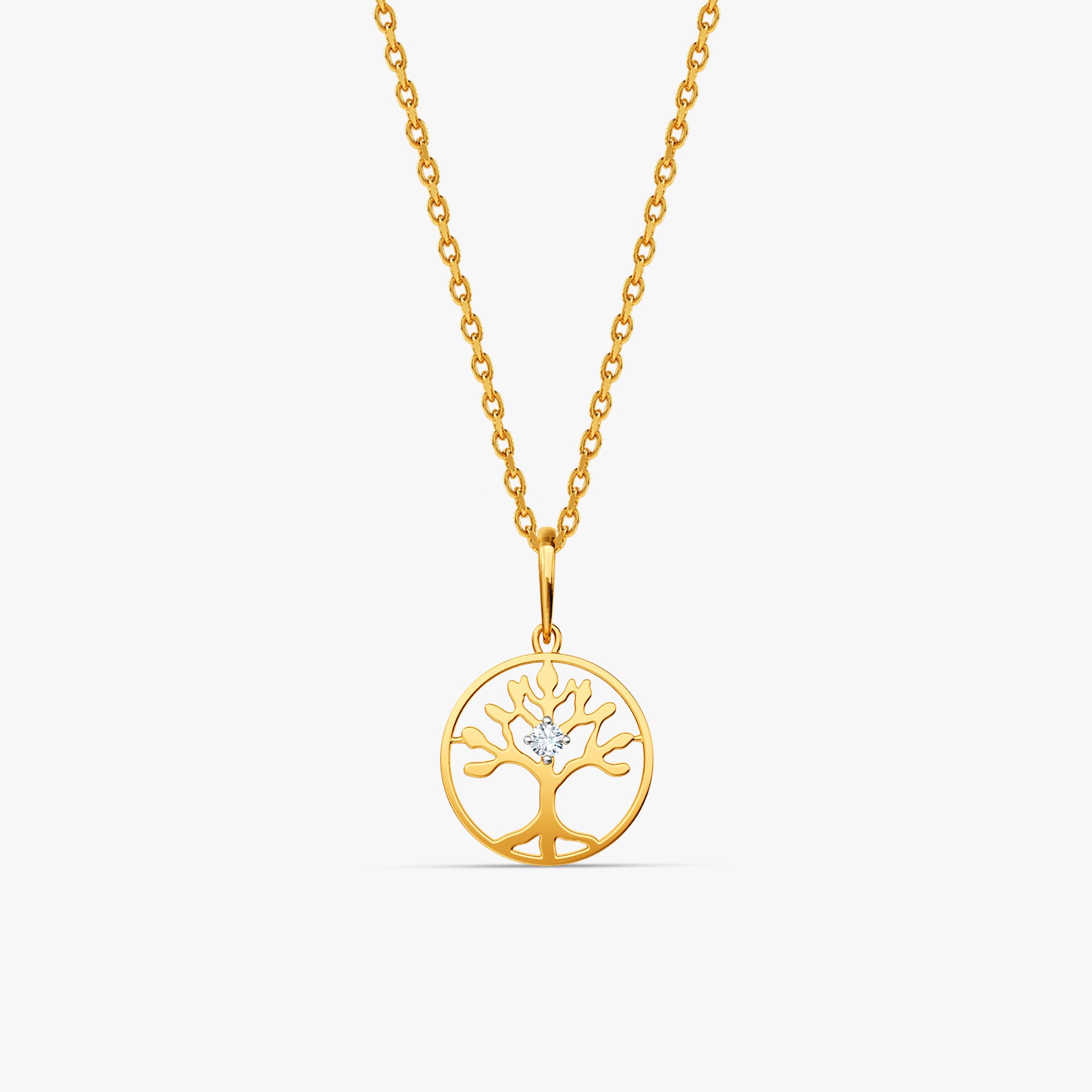 Gold Eden Arbo Lab Grown Diamond Pendant