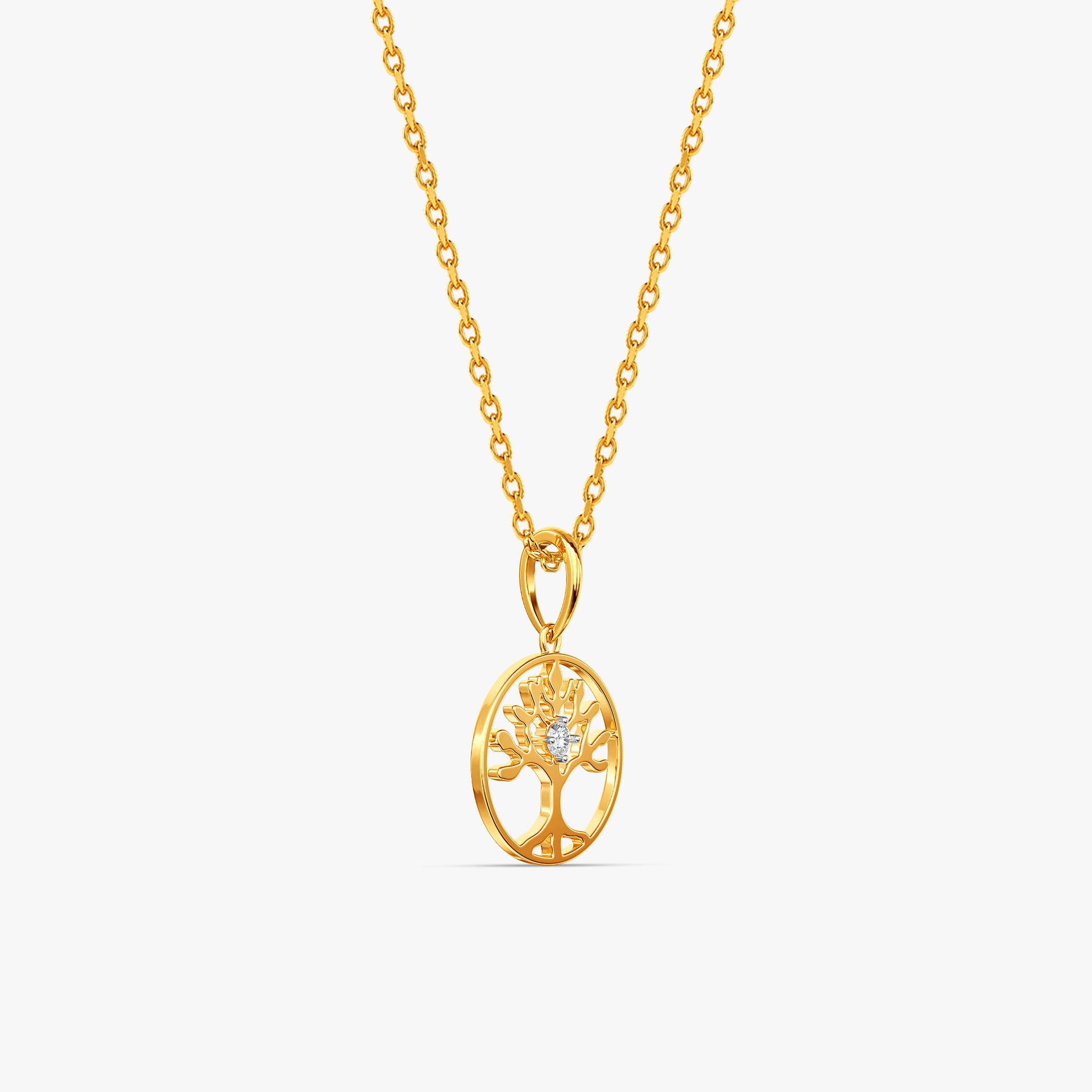 Gold Eden Arbo Lab Grown Diamond Pendant