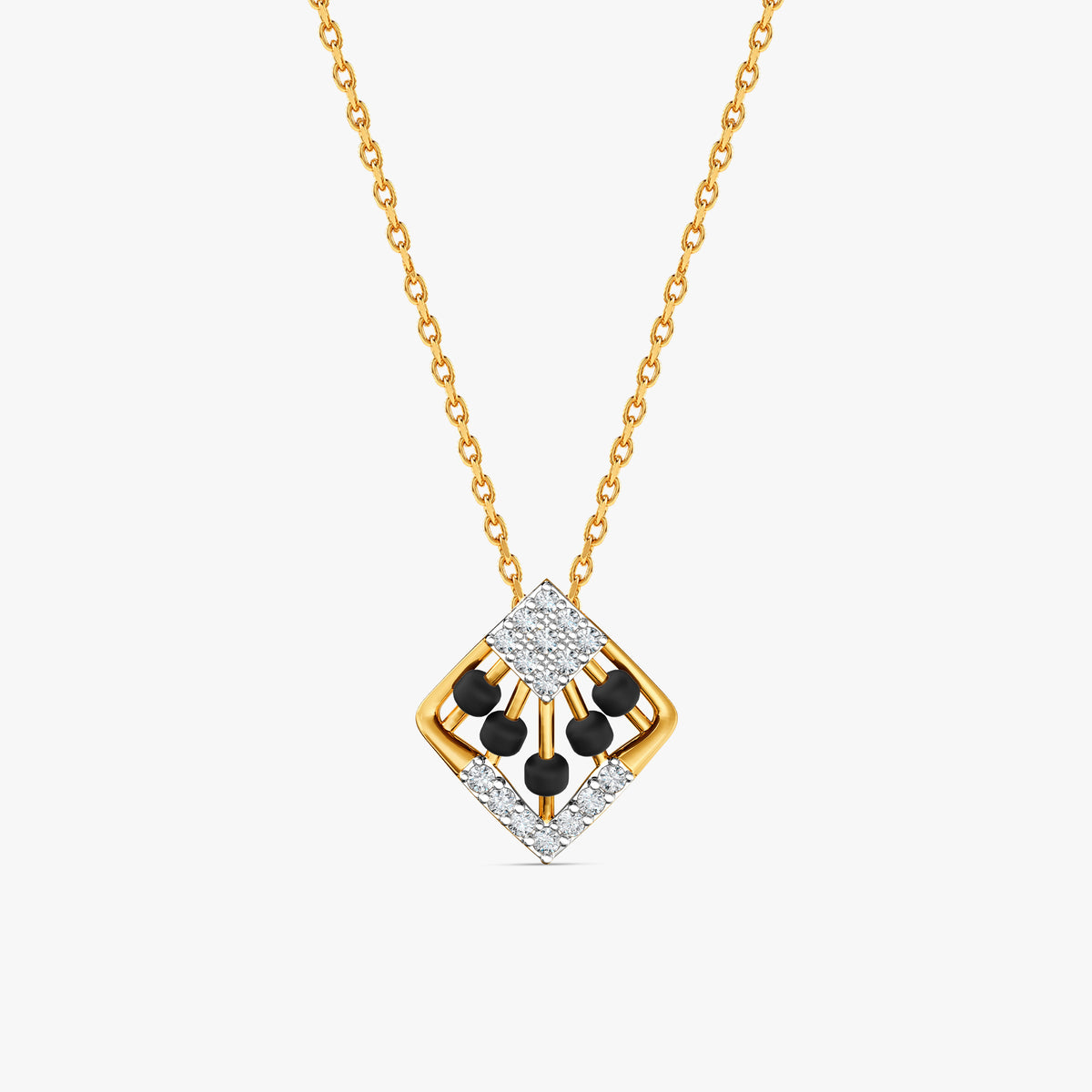 Gold Skybound Lab Grown Diamond Pendant