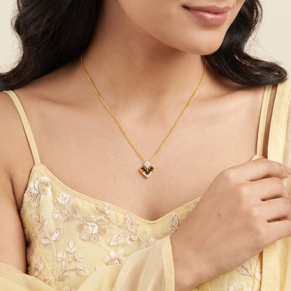Gold Skybound Lab Grown Diamond Pendant