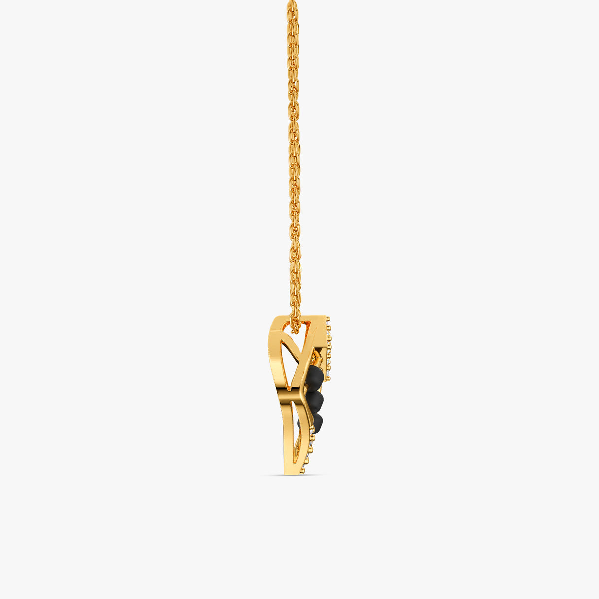 Gold Skybound Lab Grown Diamond Pendant