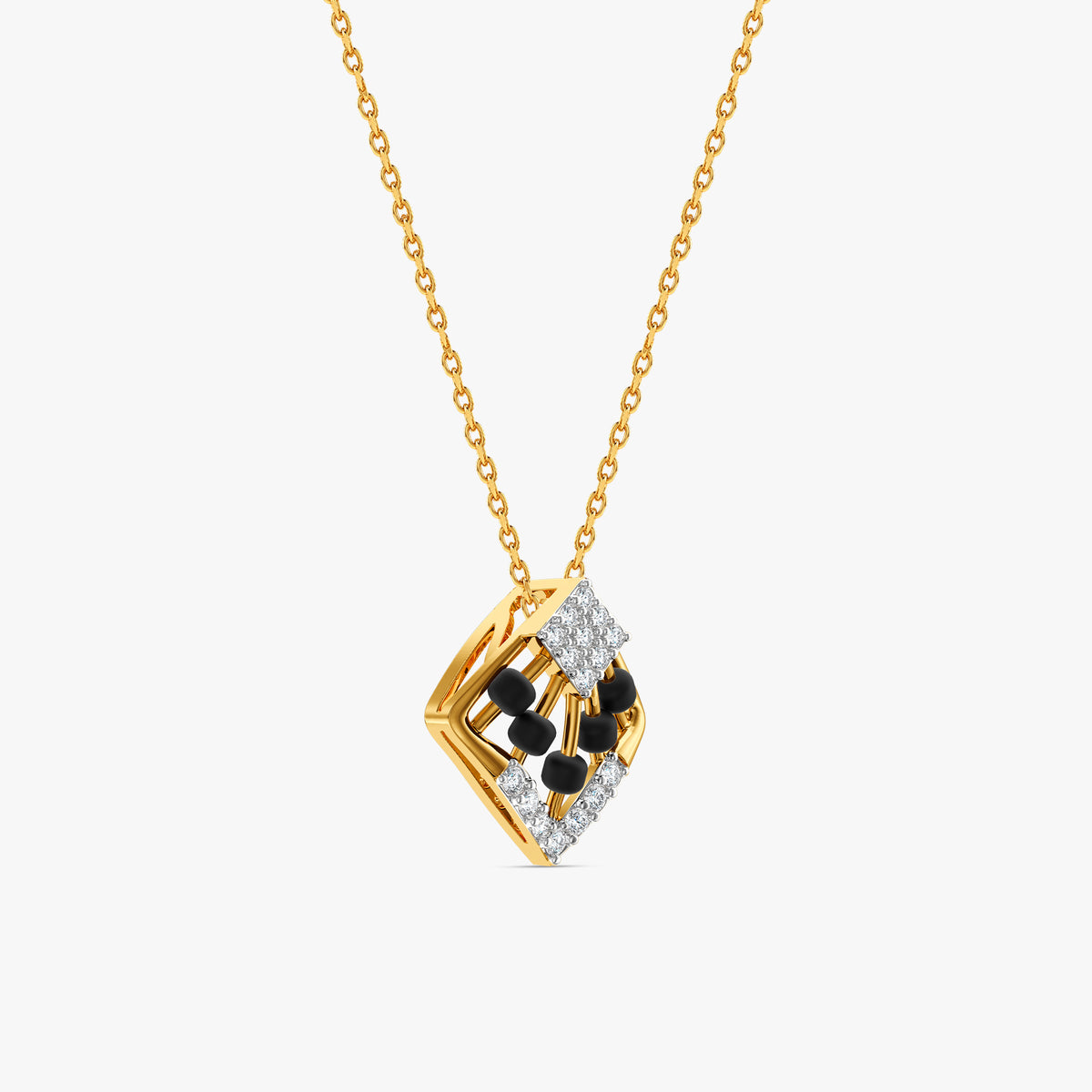 Gold Skybound Lab Grown Diamond Pendant