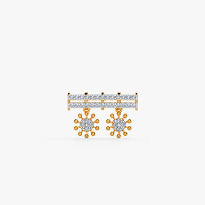 Gold Tanisha Lab Grown Diamond Mangalsutra Pendant