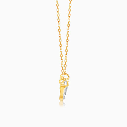 Gold Limitless Love Diamond Necklace