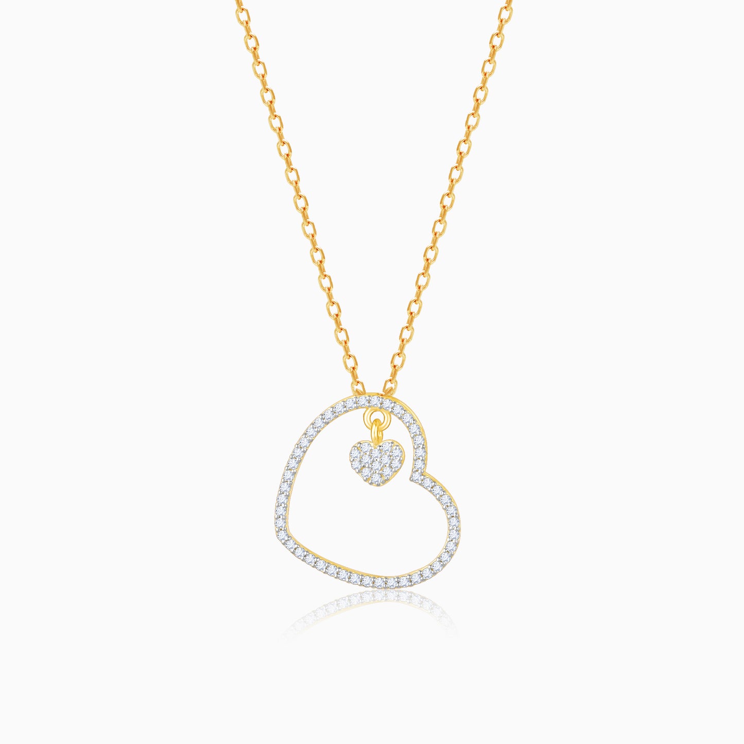 Gold Beloved Simplicity Diamond Pendant
