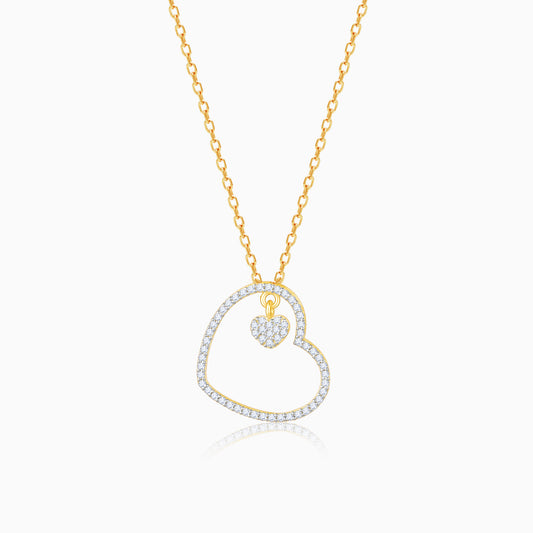 Gold Beloved Simplicity Diamond Pendant
