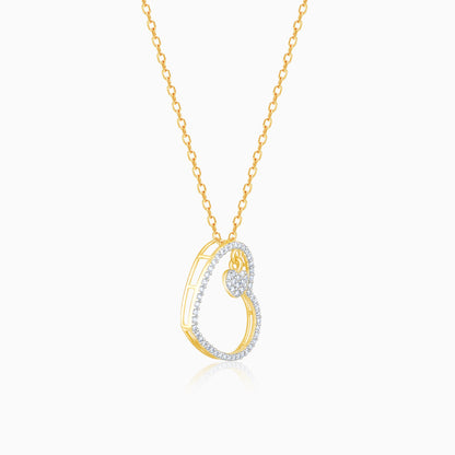 Gold Beloved Simplicity Diamond Pendant