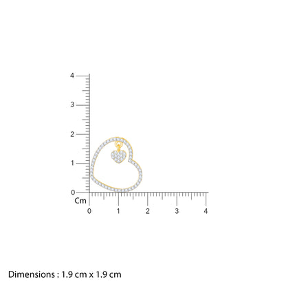 Gold Beloved Simplicity Diamond Pendant