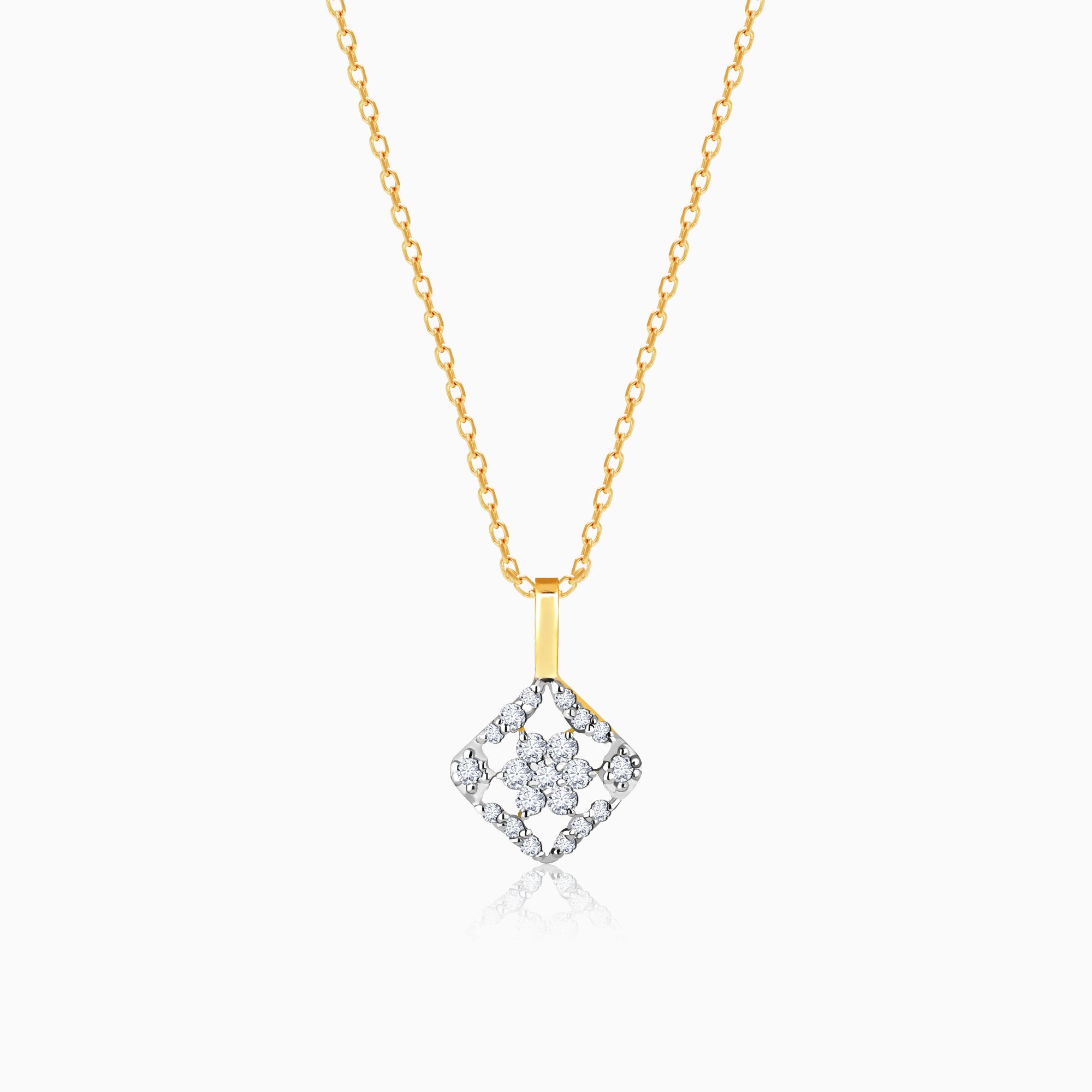 Jophiel Diamond Halo Necklace – Envero