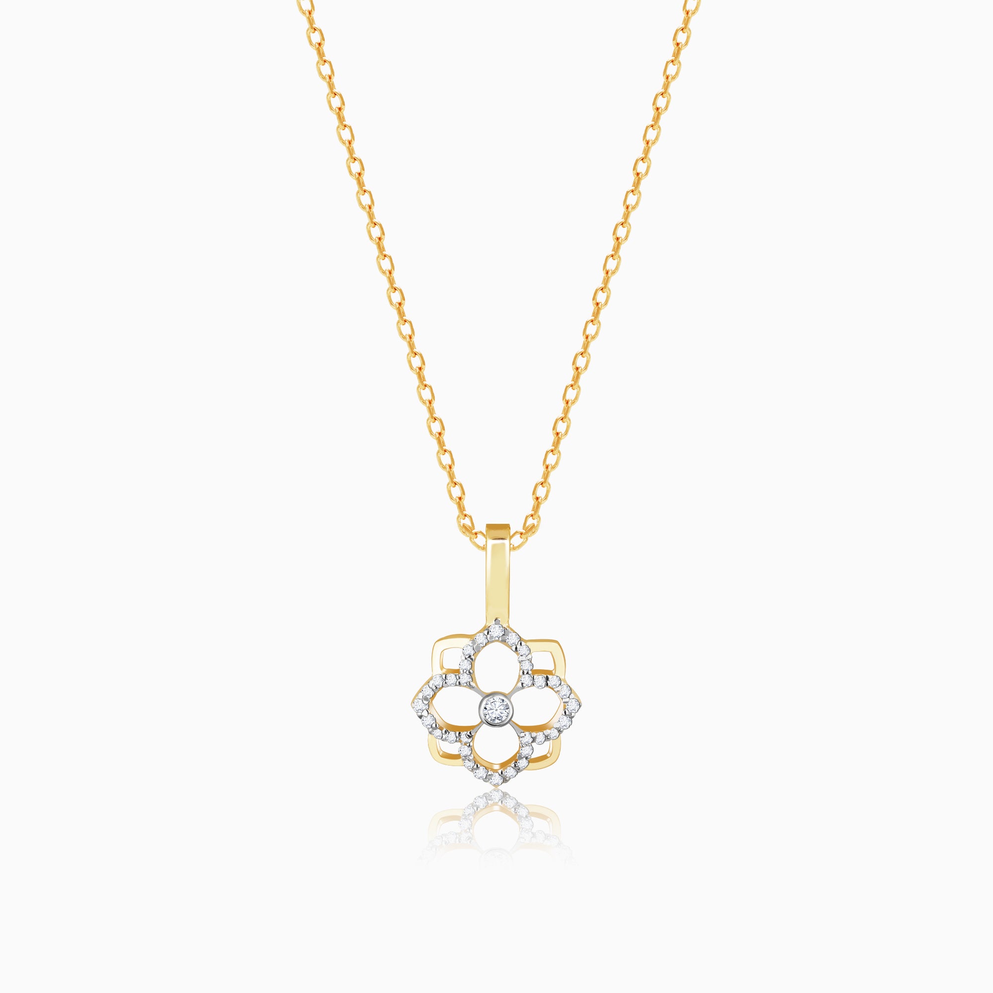 Golden Blooming Flower Necklace – GIVA Jewellery