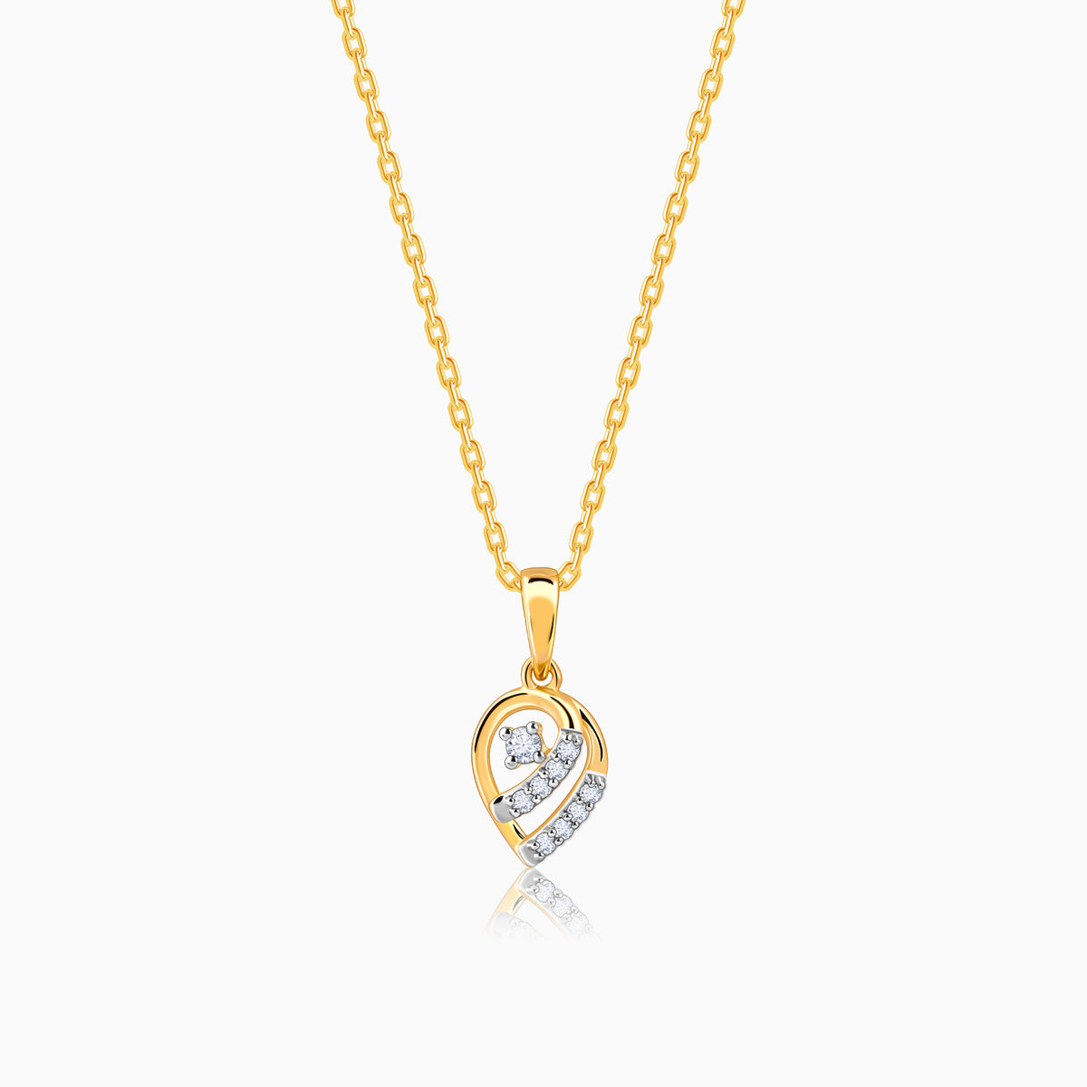 Gold Pearsome Diamond Pendant