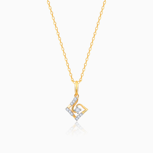 Lab_grown_diamond_Gold_Cradle_Diamond_Pendant