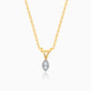 Gold Simply Diamond Pendant