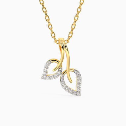 Gold Serenade Diamond Pendant