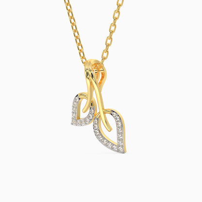 Gold Serenade Diamond Pendant