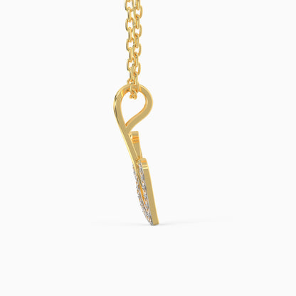 Gold Serenade Diamond Pendant
