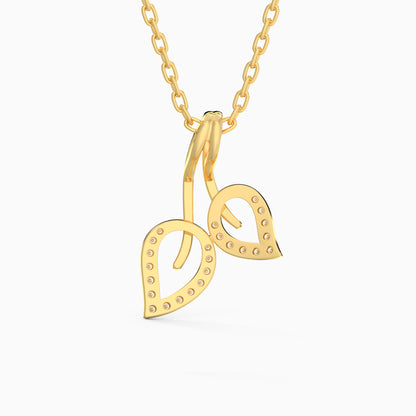 Gold Serenade Diamond Pendant