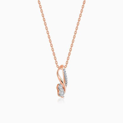 Rose Gold Beauty Diamond Pendant