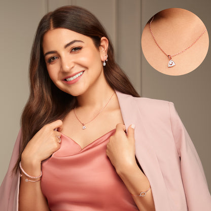 Rose Gold Desirable Diamond Pendant