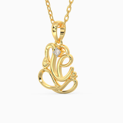 Gold Avigna Diamond Pendant