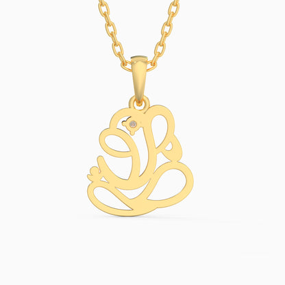 Gold Avigna Diamond Pendant