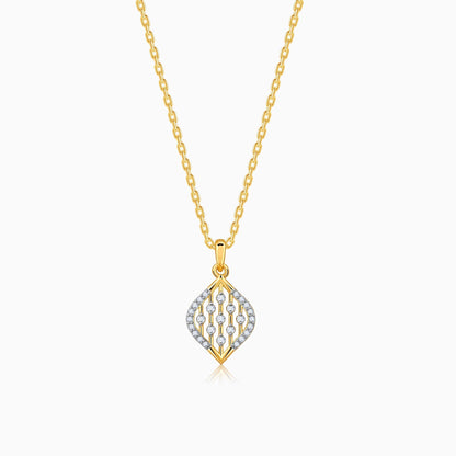 Gold Breezy Bling Diamond Pendant