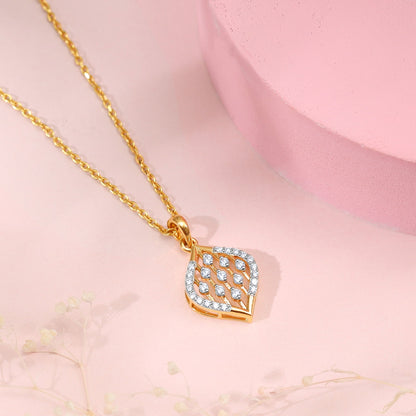 Gold Breezy Bling Diamond Pendant