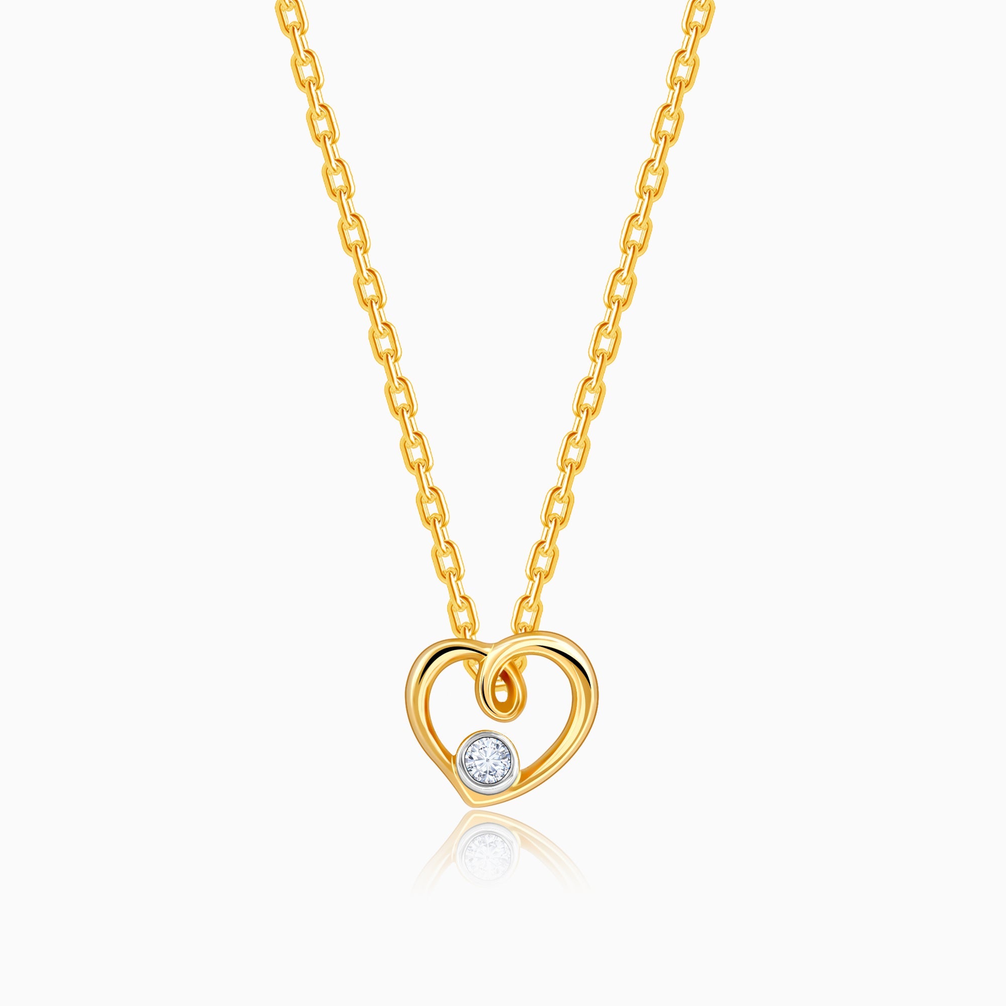 Gold Endearment Diamond Pendant - Image 1