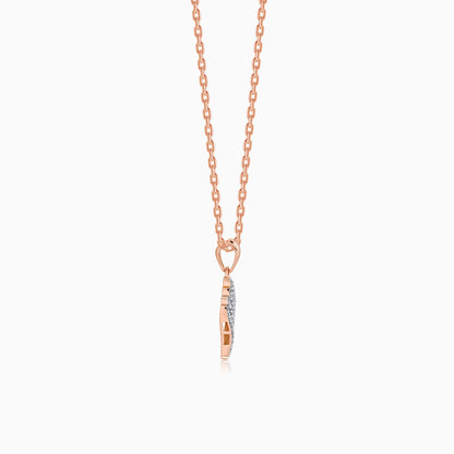Rose Gold True Paradise Diamond Pendant