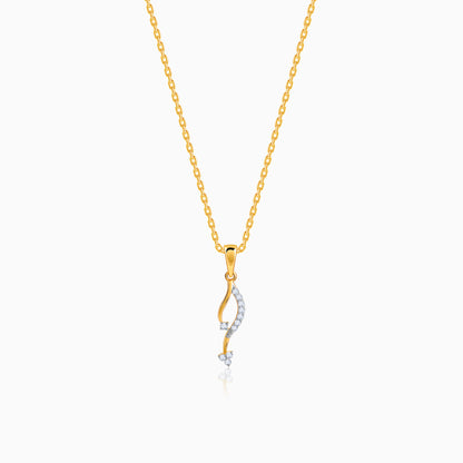 Gold Allure Diamond Pendant