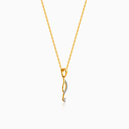Gold Allure Diamond Pendant