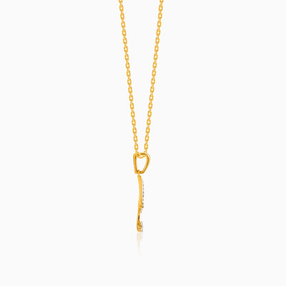 Gold Allure Diamond Pendant
