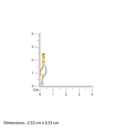 Gold Allure Diamond Pendant